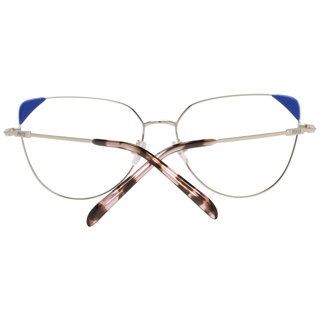 Emilio Pucci Gold Metal & Plastic Glasses Frames Emilio Pucci