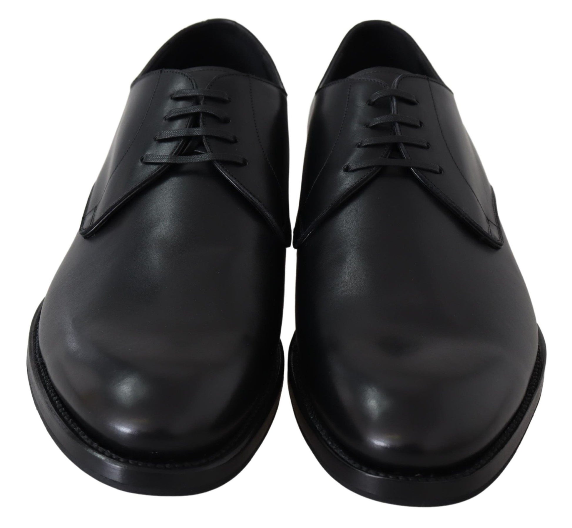 Dolce & Gabbana Black Leather SARTORIA Hand Made Shoes Dolce & Gabbana