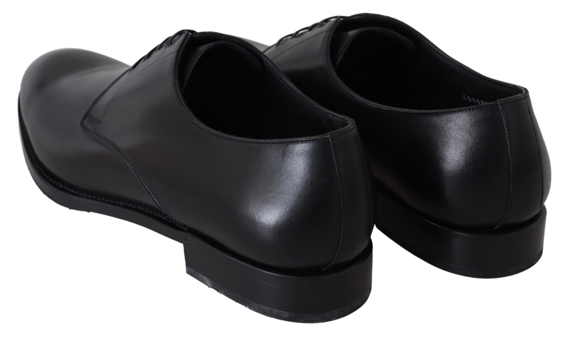 Dolce & Gabbana Black Leather SARTORIA Hand Made Shoes Dolce & Gabbana