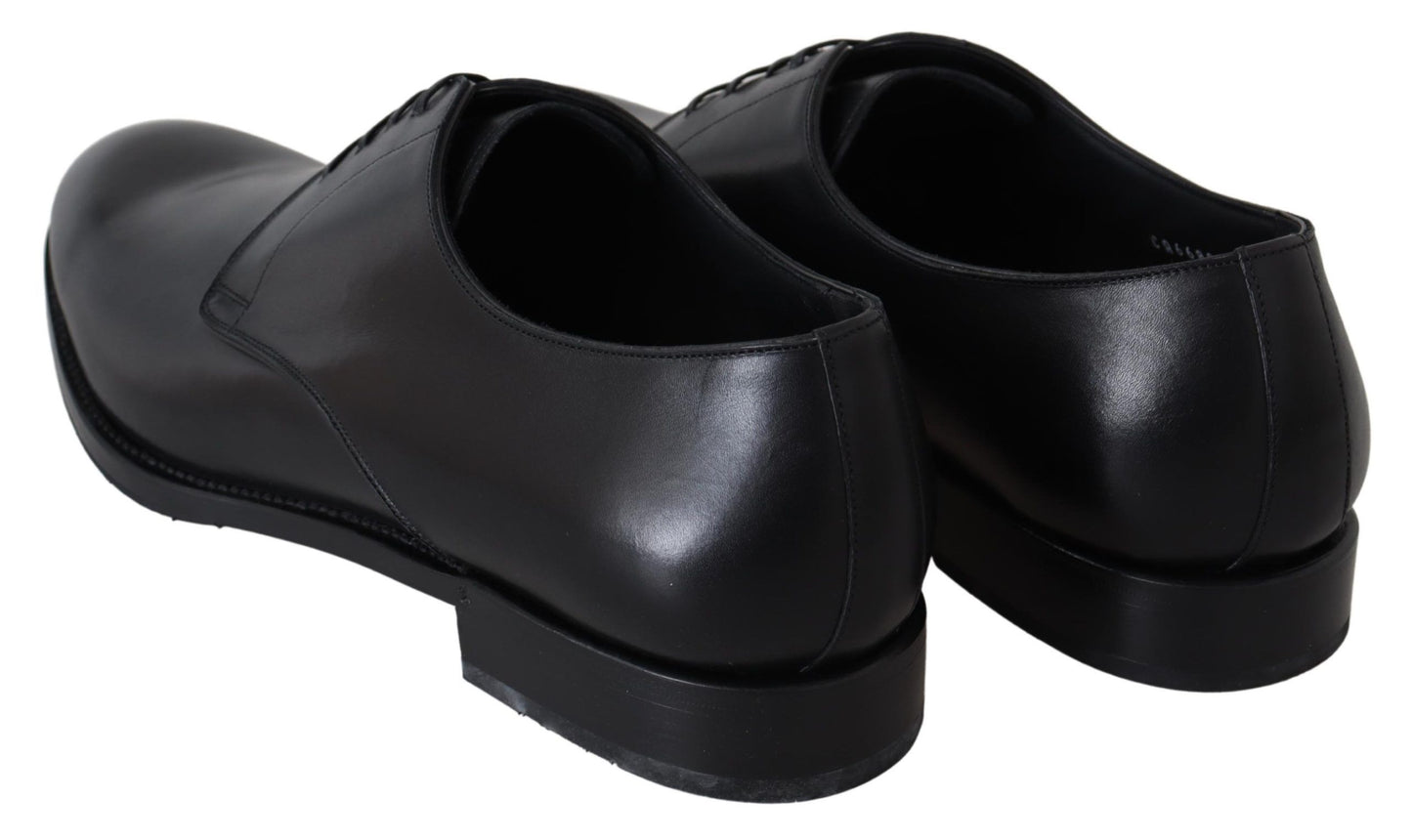 Dolce & Gabbana Black Leather SARTORIA Hand Made Shoes Dolce & Gabbana