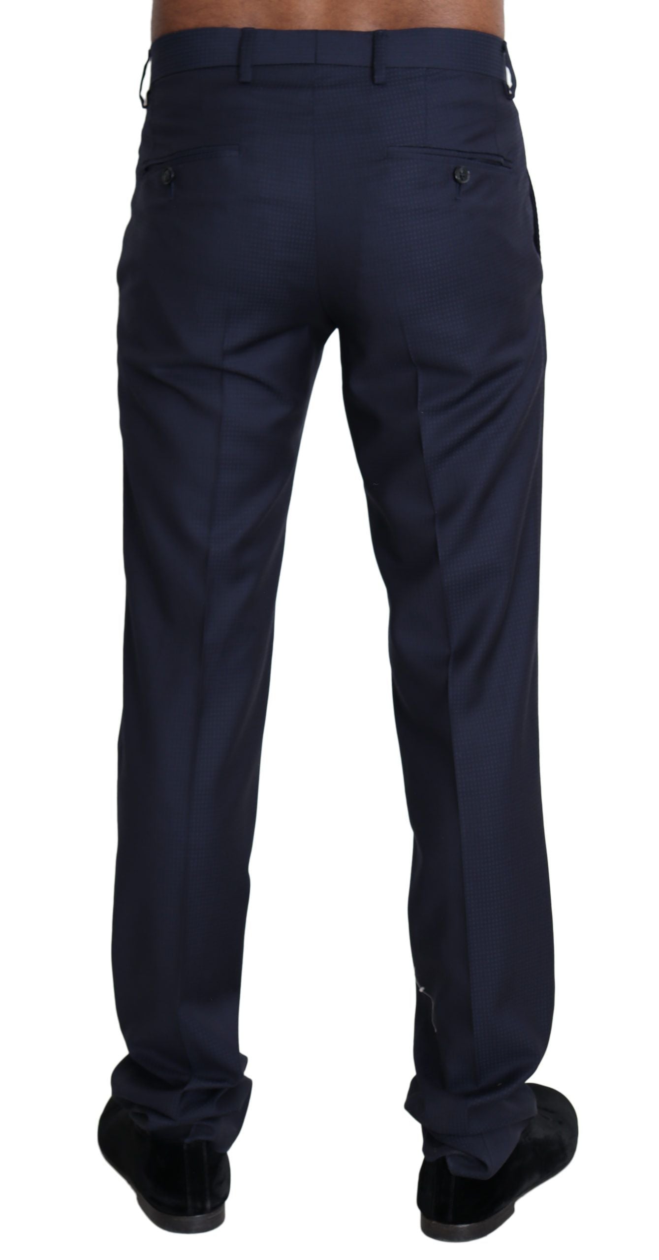 Dolce & Gabbana Navy Blue Dress Formal Men Trouser Pants Dolce & Gabbana
