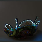 Dolce & Gabbana Gold Brass Floral Crystals LED Lights Crown Tiara Diadem