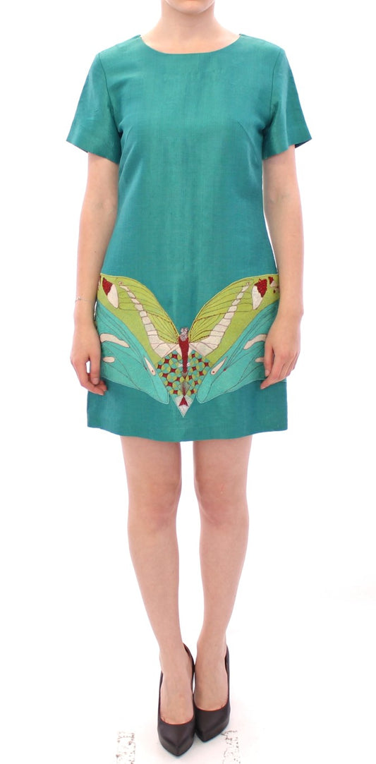 Lanre Da Silva Ajayi Green Above Knee Mini Dress Lanre Da Silva Ajayi