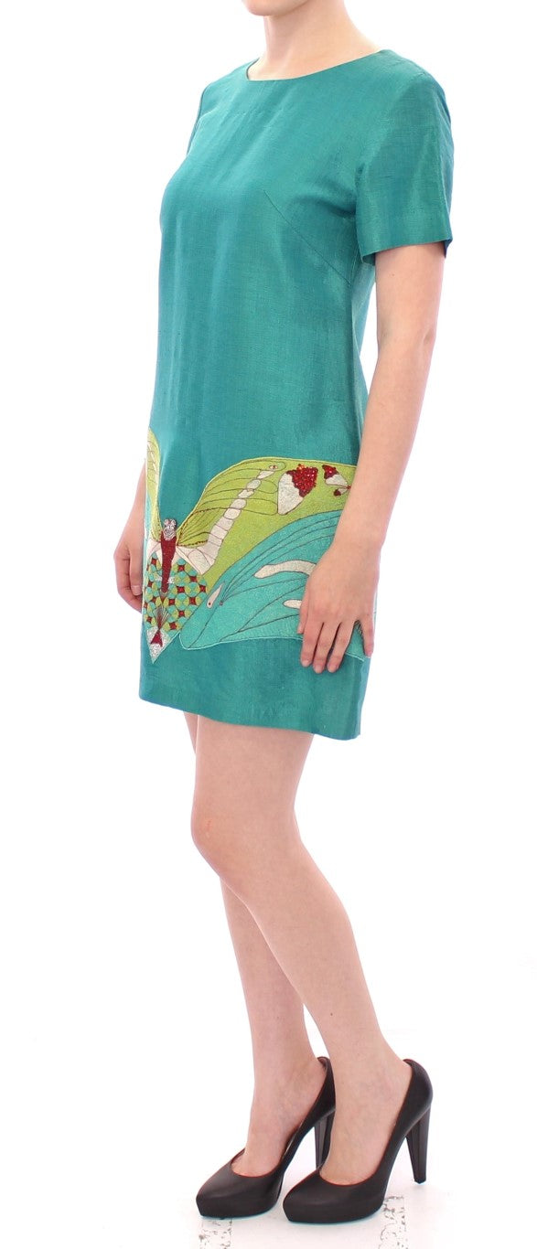 Lanre Da Silva Ajayi Green Above Knee Mini Dress Lanre Da Silva Ajayi
