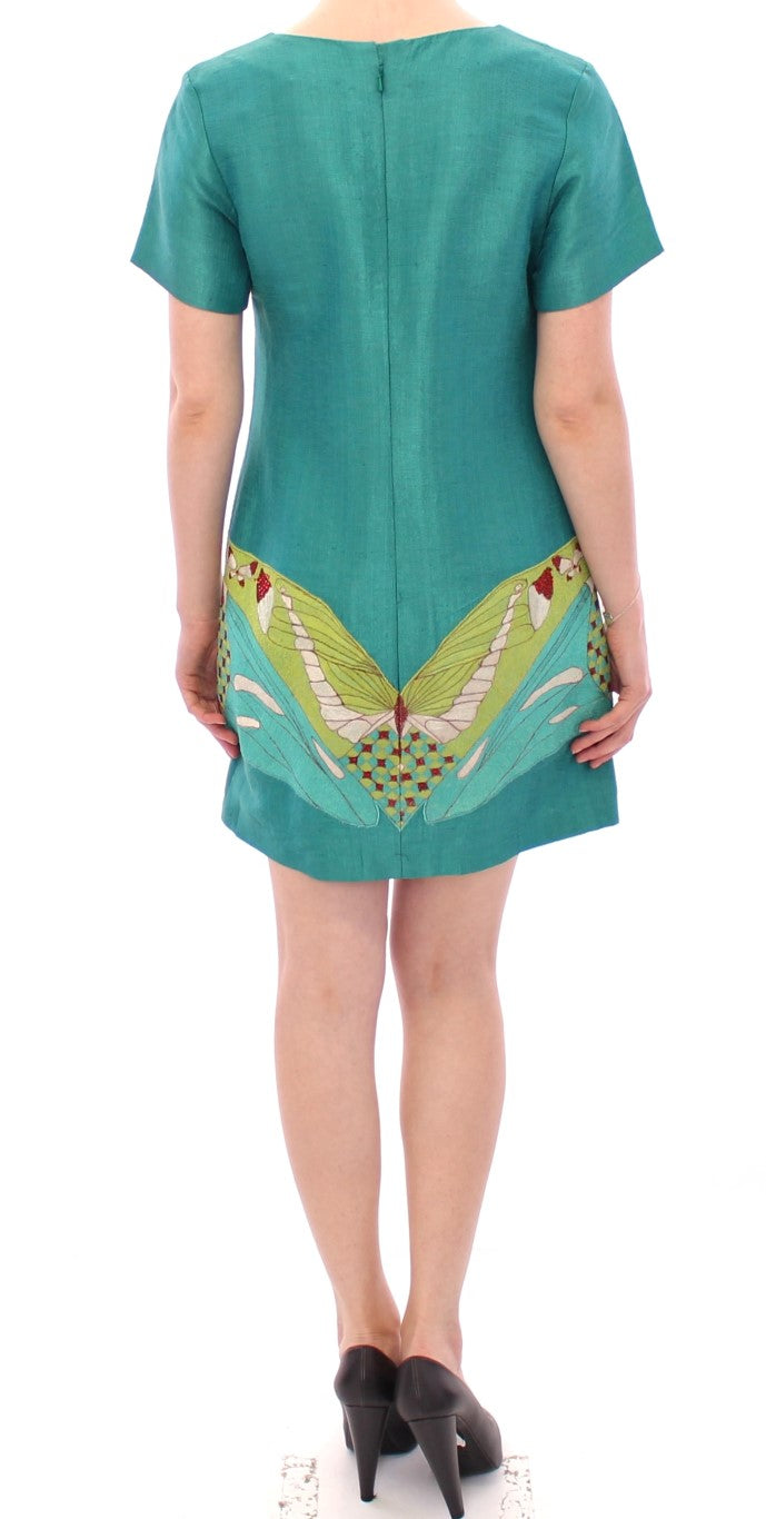 Lanre Da Silva Ajayi Green Above Knee Mini Dress Lanre Da Silva Ajayi