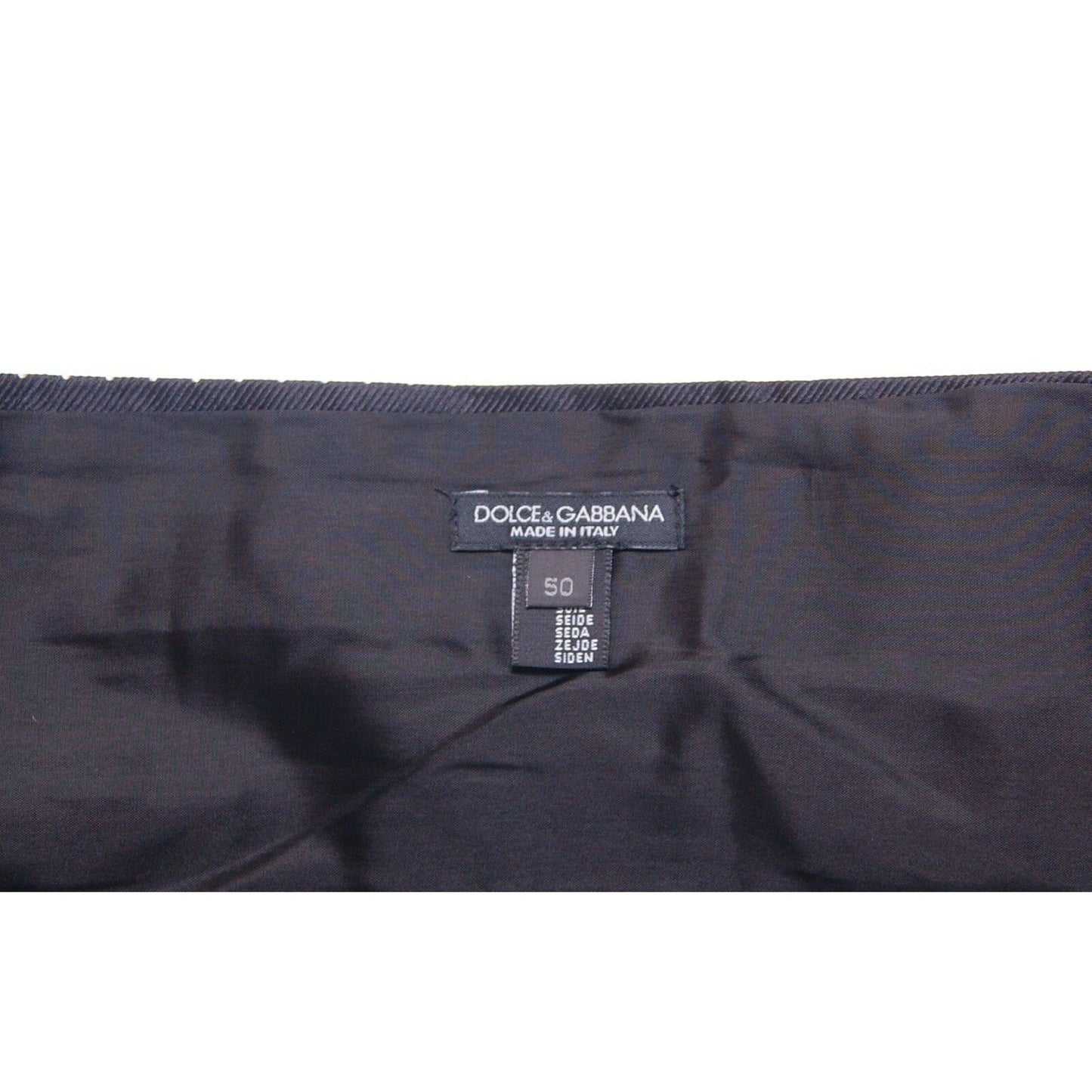 Dolce & Gabbana Black Waist Smoking Tuxedo Cummerbund Belt Dolce & Gabbana