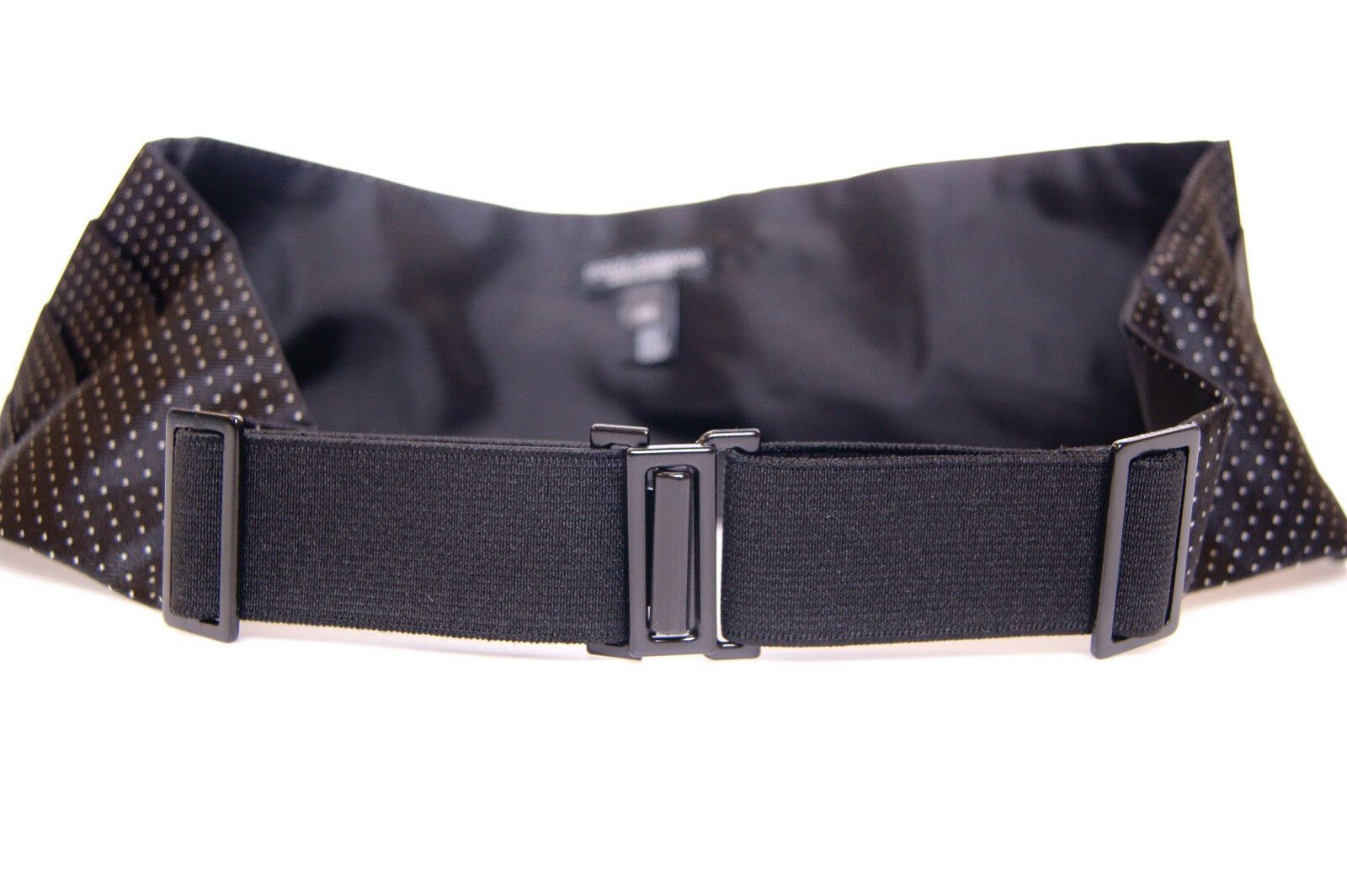 Dolce & Gabbana Black Waist Smoking Tuxedo Cummerbund Belt Dolce & Gabbana