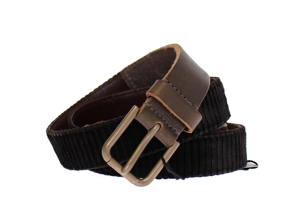 Dolce & Gabbana Brown Leather Logo Cintura Gürtel Belt Dolce & Gabbana