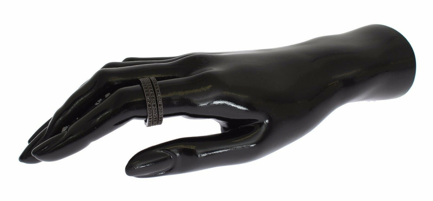 Nialaya Black CZ 925 Sterling Silver Womens Nialaya