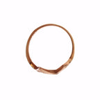 Nialaya Pink Gold 925 Silver Womens Clear Ring