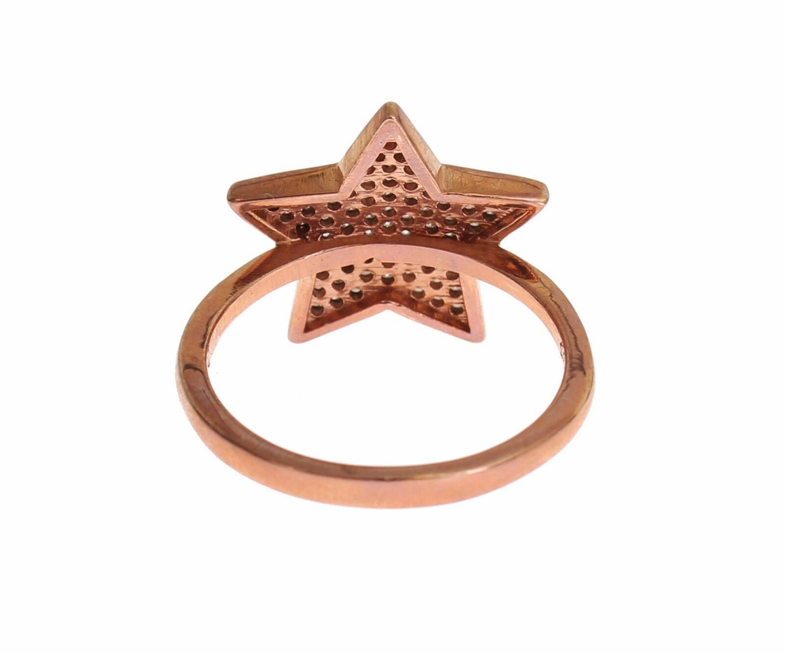 Nialaya Womens Clear CZ Star 925 Silver Ring Nialaya