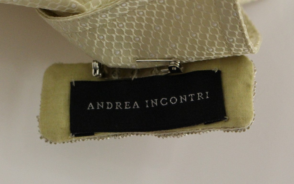 Andrea Incontri Beige Sleeveless Blouse Top Andrea Incontri