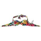 Dolce & Gabbana Multicolor Floral Print Swimwear Bikini Tops