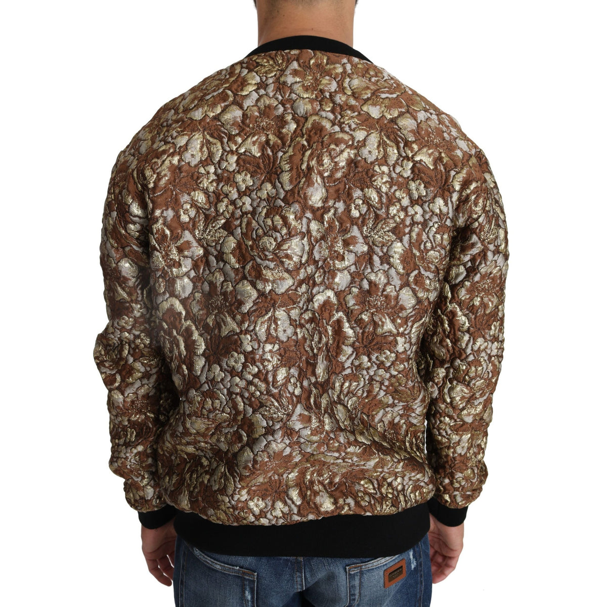 Dolce & Gabbana Multicolor MAMBO Jacquard Pineapple Pullover Sweater