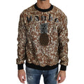 Dolce & Gabbana Multicolor MAMBO Jacquard Pineapple Pullover Sweater