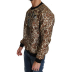 Dolce & Gabbana Multicolor MAMBO Jacquard Pineapple Pullover Sweater