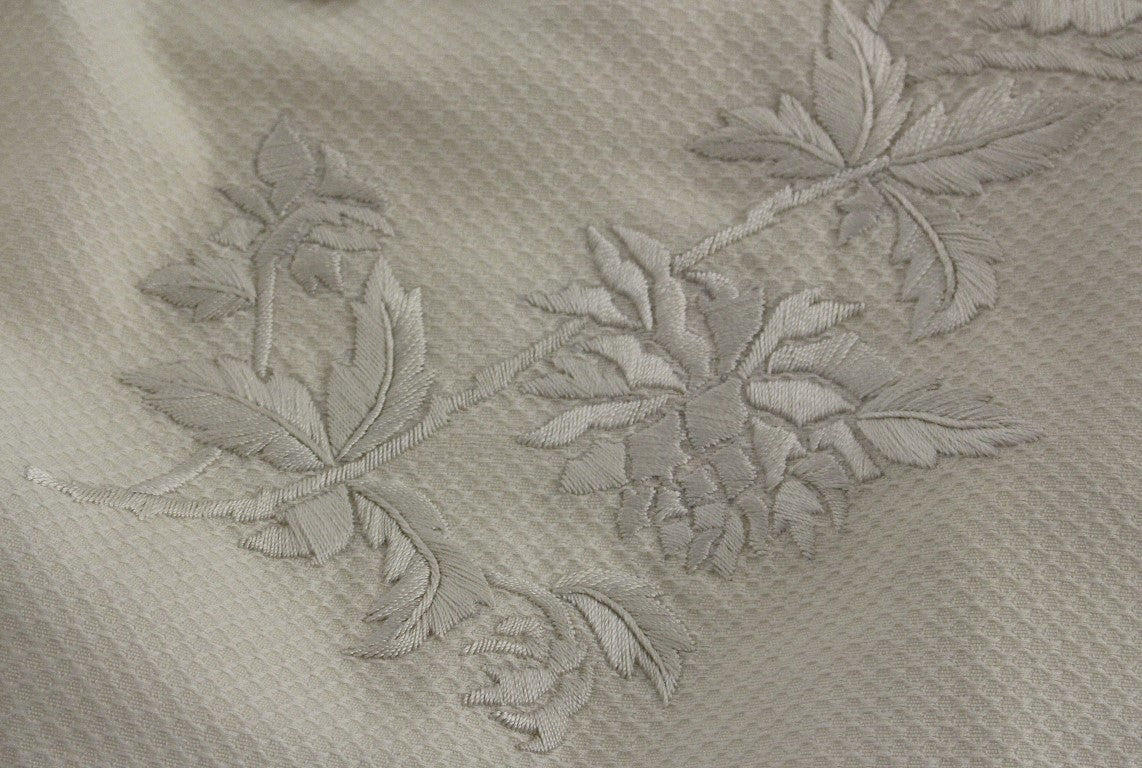 Andrea Incontri White Cotton Floral Embroidery Skirt Andrea Incontri