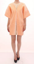 Andrea Incontri Pink Short Sleeves Jacket Coat Andrea Incontri