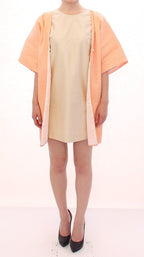 Andrea Incontri Pink Short Sleeves Jacket Coat Andrea Incontri