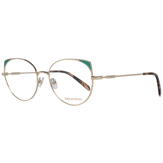 Emilio Pucci Gold Metal Glasses Frames Emilio Pucci