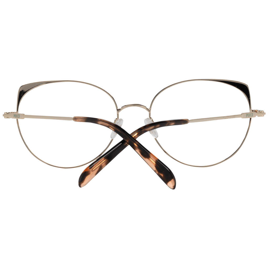 Emilio Pucci Gold Metal Glasses Frames Emilio Pucci