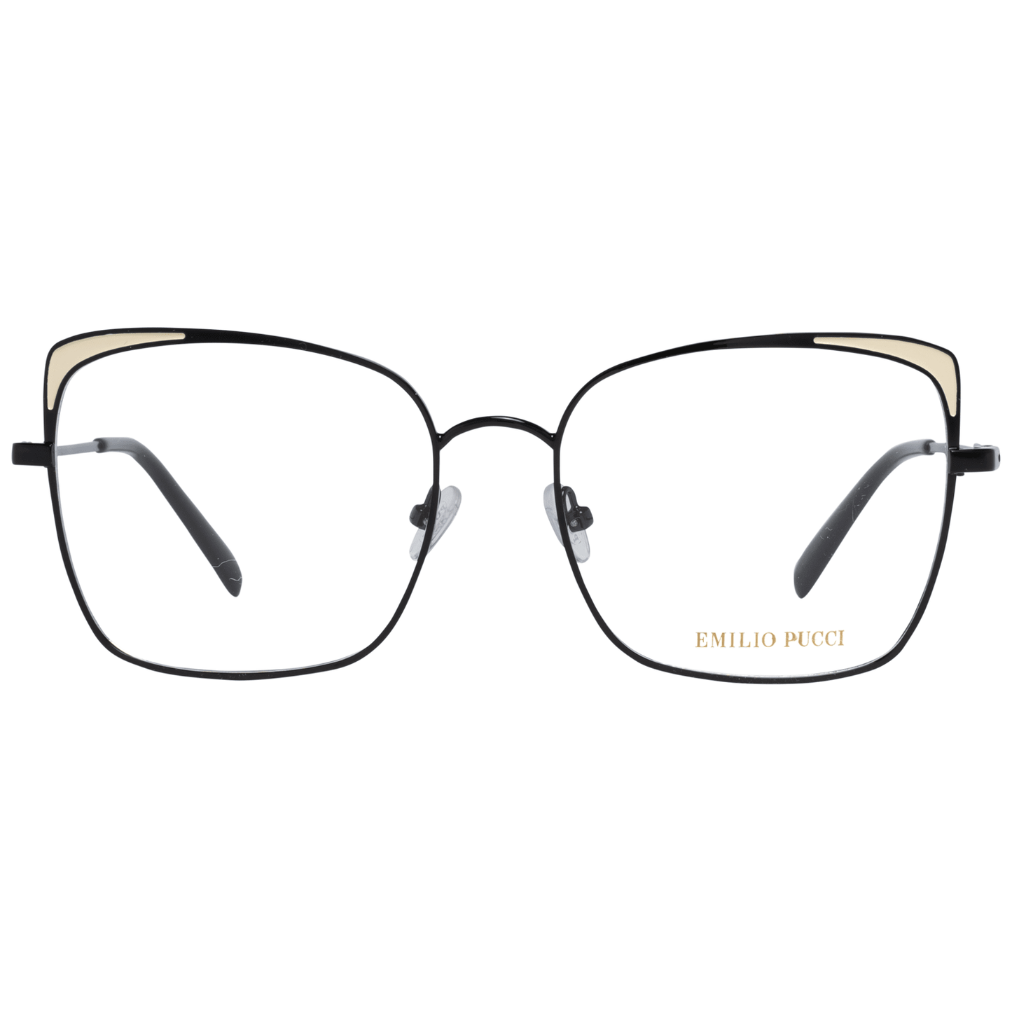 Emilio Pucci Black Metal Glasses Frames