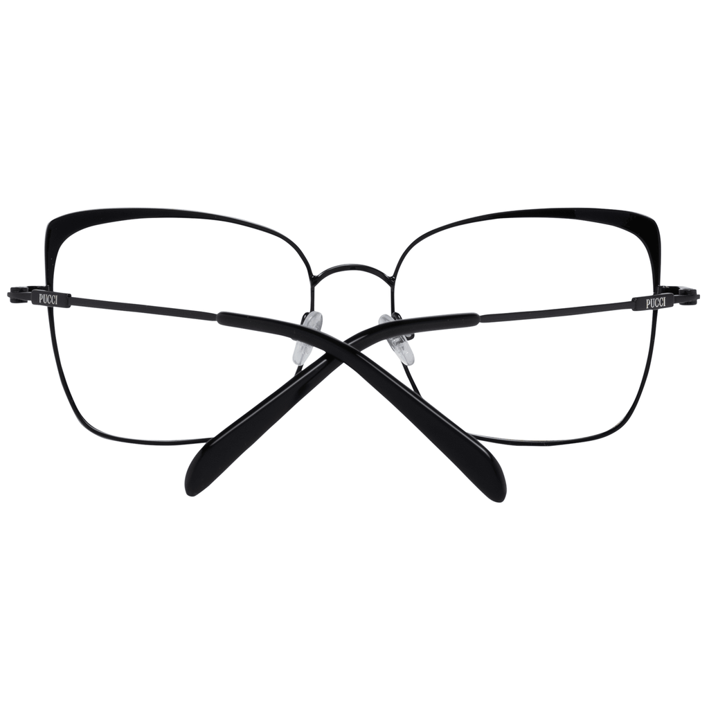 Emilio Pucci Black Metal Glasses Frames Emilio Pucci