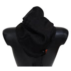 Missoni Black Wool Knit Unisex Neck Wrap Shawl Scarf