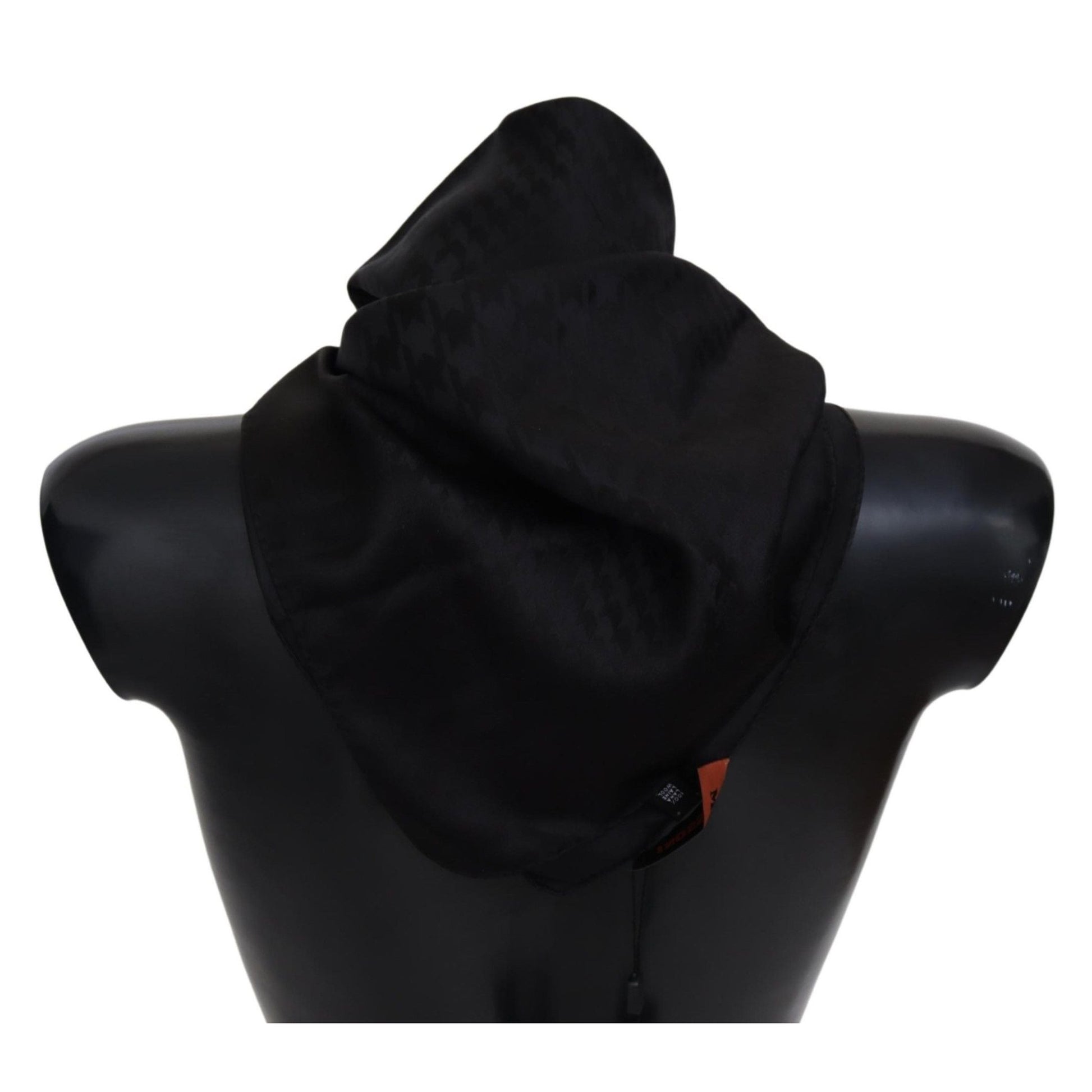 Missoni Black Wool Knit Unisex Neck Wrap Shawl Scarf