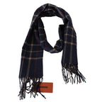 Missoni Black Checkered Unisex Neck Wrap Fringes Scarf