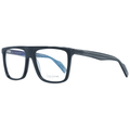 Yohji Yamamoto black plastic glasses frames with sleek, modern design and clear lenses, stylish eyewear for contemporary fashion.