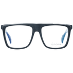 Yohji Yamamoto black plastic eyeglass frames with a sleek, modern design, showcasing lightweight, stylish eyewear.