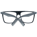 Yohji Yamamoto black plastic glasses frames with sleek design and angular shape, suitable for stylish eyewear.