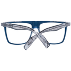 Yohji Yamamoto blue plastic glasses frames with a modern, sleek design and clear lenses, showcasing contemporary eyewear style.