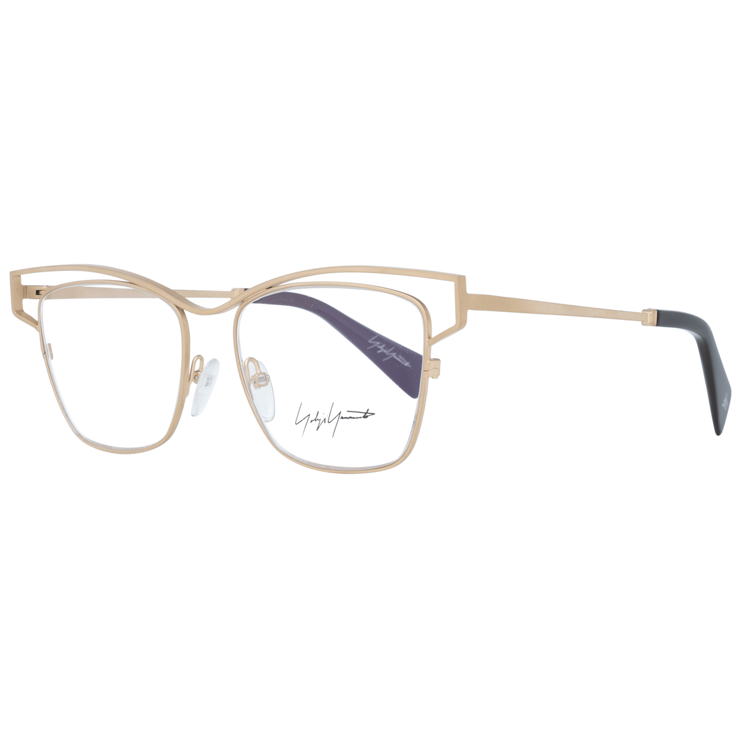 Yohji Yamamoto Gold Women Glasses Frame
