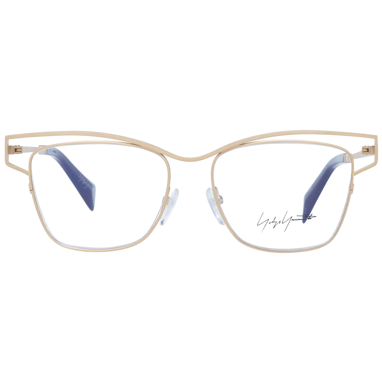 Yohji Yamamoto Gold Women Glasses Frame