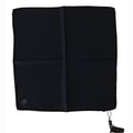 Dolce & Gabbana Black Square Handkerchief 100% Silk Scarf