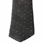 Dolce & Gabbana Gray Patterned Classic Mens Slim Necktie