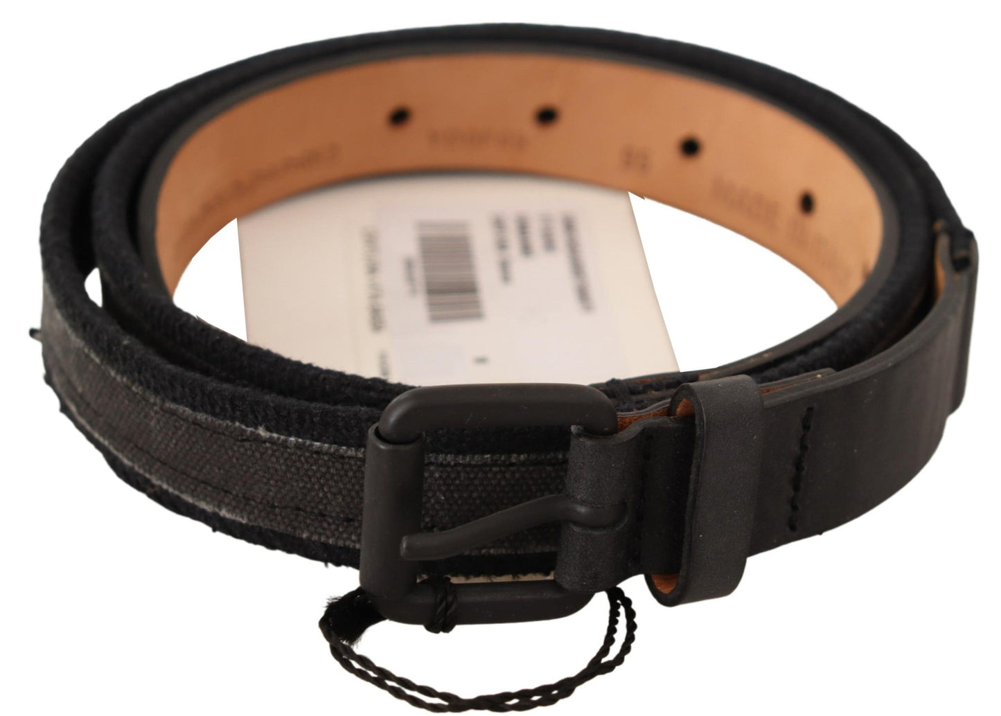 Ermanno Scervino Black Leather Logo Buckle Waist Women Belt Ermanno Scervino