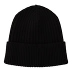 Dolce & Gabbana Black Wool Knit Women Winter Hat