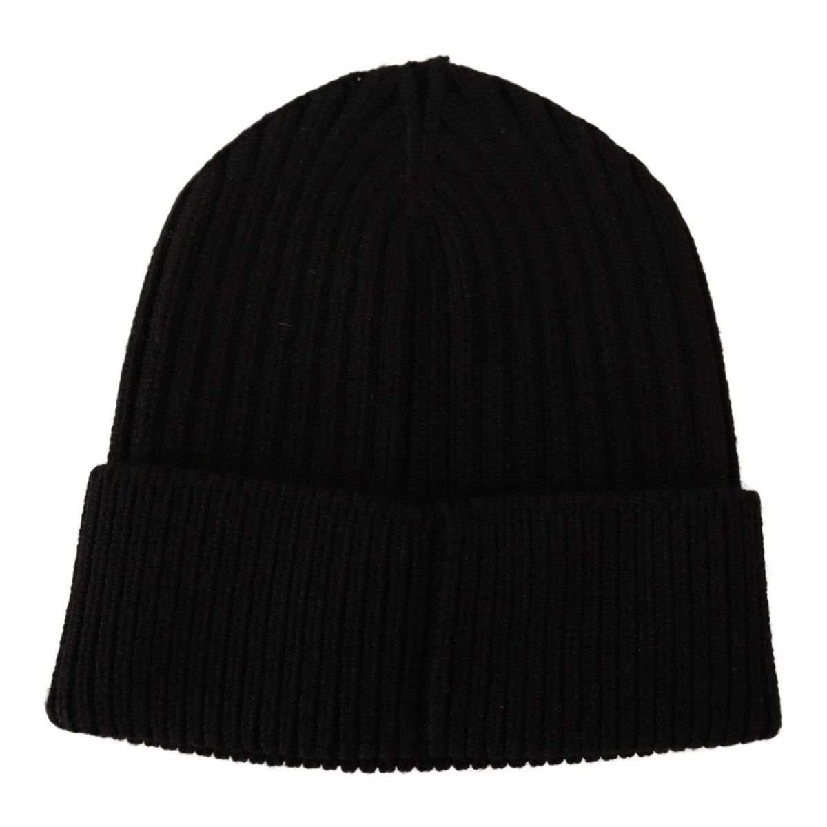 Dolce & Gabbana Black Wool Knit Women Winter Hat