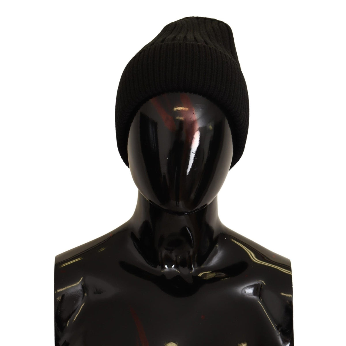 Dolce & Gabbana Black Wool Knit Women Winter Hat