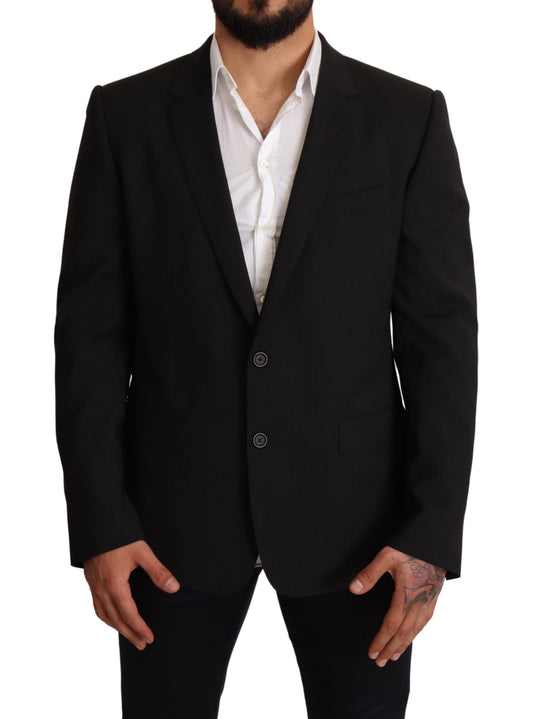 Dolce & Gabbana Black Striped MARTINI Jacket Blazer Dolce & Gabbana
