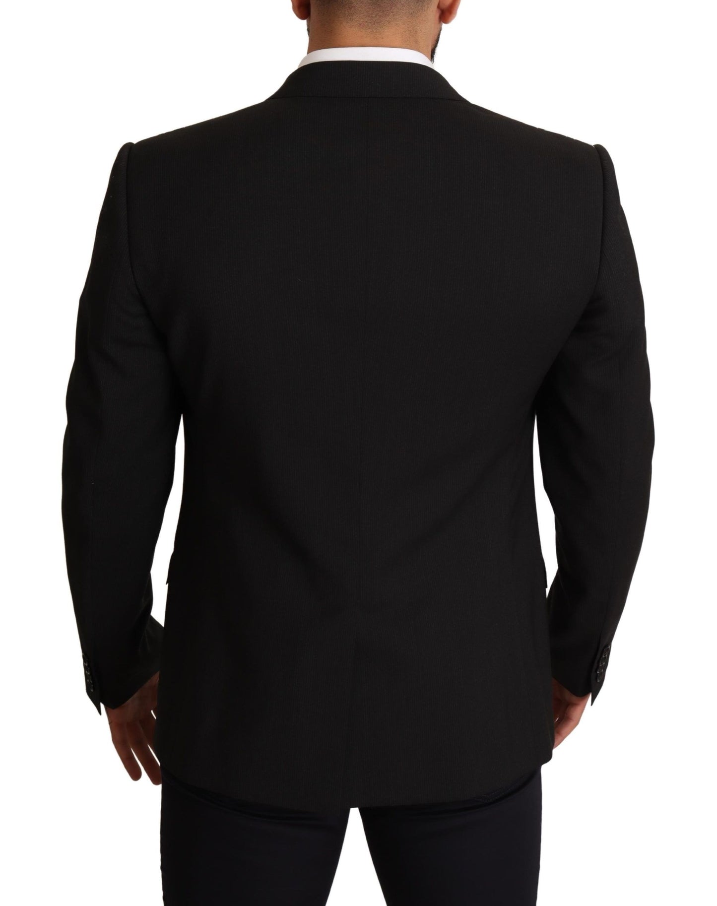 Dolce & Gabbana Black Striped MARTINI Jacket Blazer Dolce & Gabbana