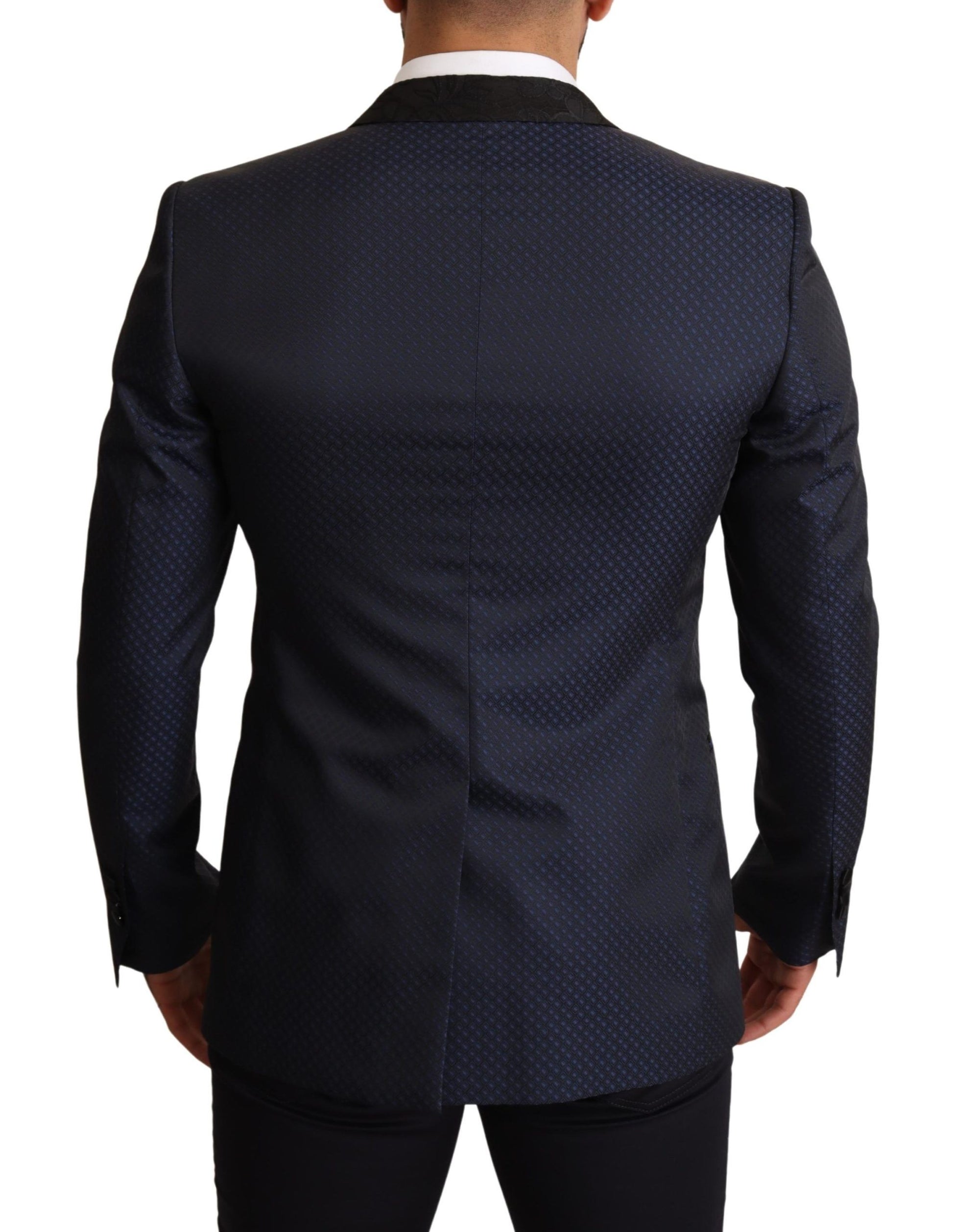 Dolce & Gabbana Blue Wool Slim Fit MARTINI Blazer Jacket Dolce & Gabbana