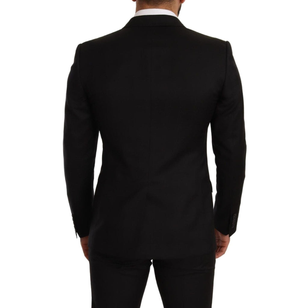 Dolce & Gabbana Black Check MARTINI SLIM FIT 2 Piece Suit
