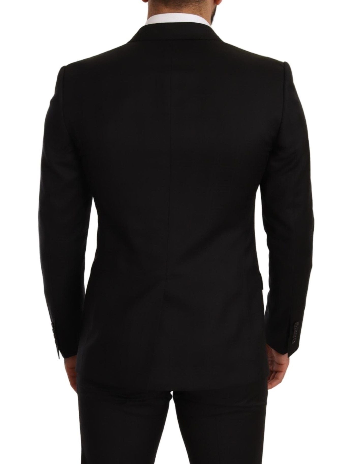 Dolce & Gabbana Black Check MARTINI SLIM FIT 2 Piece Suit Dolce & Gabbana