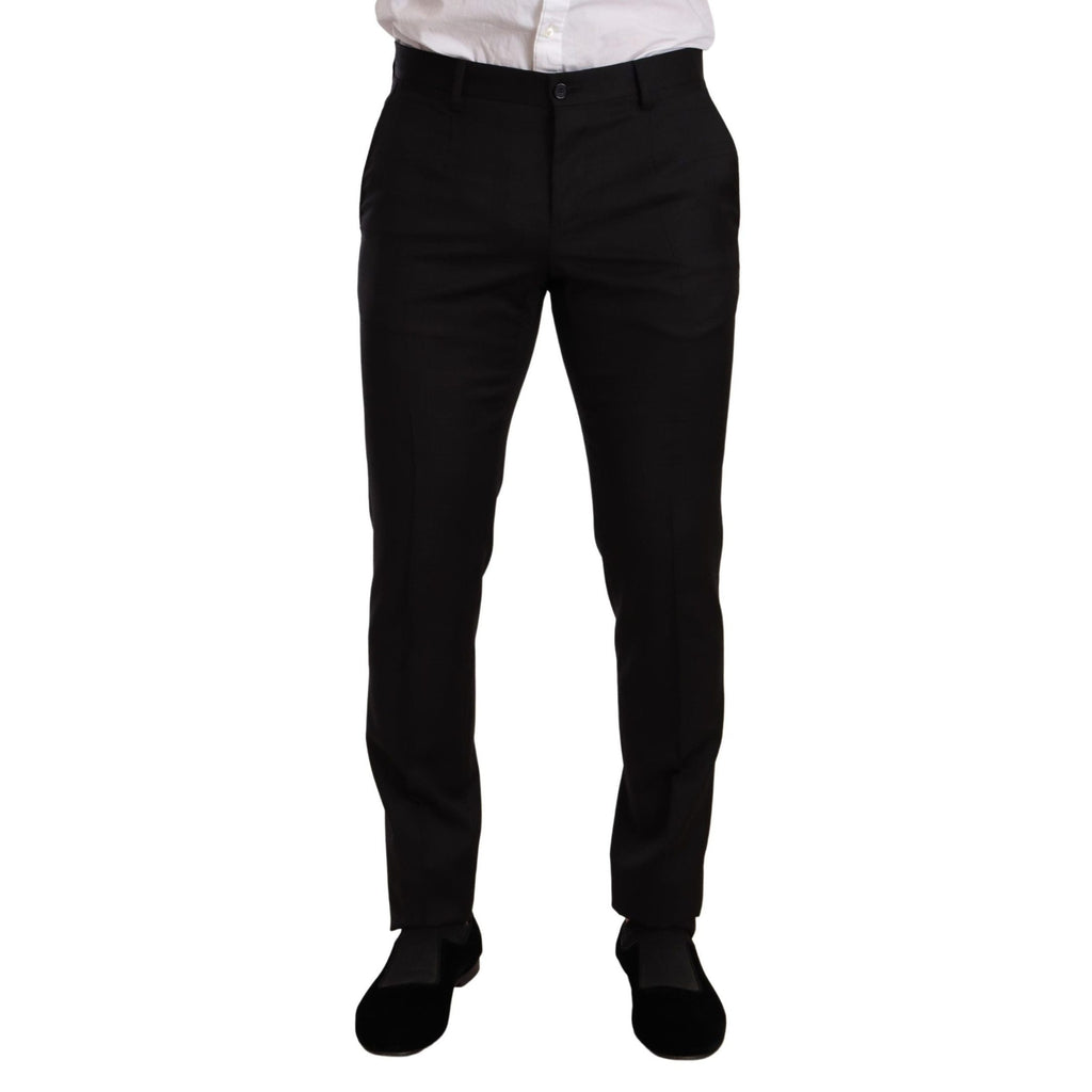 Dolce & Gabbana Black Check MARTINI SLIM FIT 2 Piece Suit