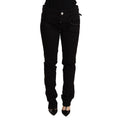 Acht Black Low Waist Skinny Denim Jeans Trouser