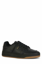 Saint Laurent Black Calf Leather Low Top Sneakers - Eljoys Fashion 